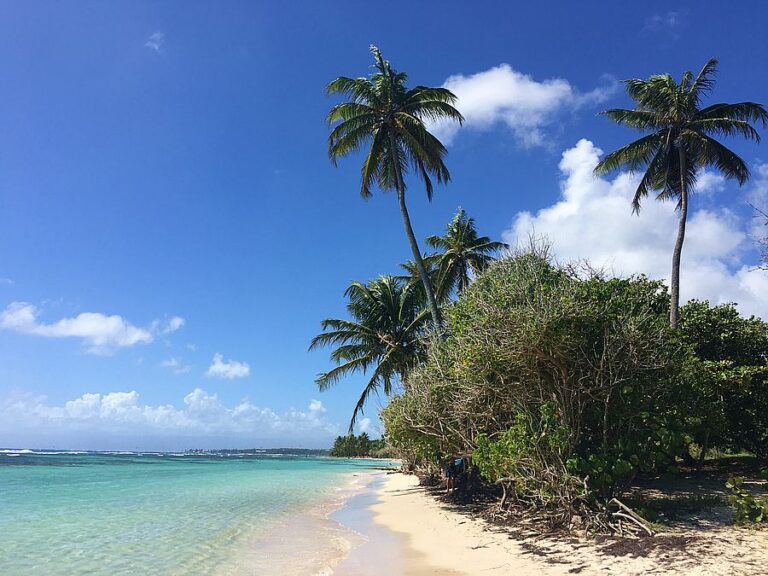 Guadeloupe, Grande-Terre, Highlights, Plage de Bois Jolan